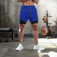 Men's Dry Fit Running Shorts With Double Layer And Phone Pocket