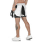 Men's Dry Fit Running Shorts With Double Layer And Phone Pocket