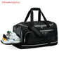 Men Sports Duffle Bag with Shoe Compartment