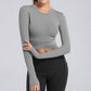 Women Seamless Yoga T-Shirt