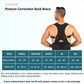 Magnetic therapy posture corrector