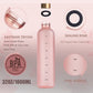1L Water Bottle With 32 OZ Time Marker BPA Free
