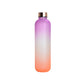 1L Water Bottle With 32 OZ Time Marker BPA Free
