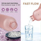 1L Water Bottle With 32 OZ Time Marker BPA Free