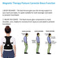 Magnetic therapy posture corrector
