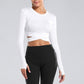 Women Seamless Yoga T-Shirt