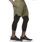 Men's Dry Fit Running Shorts With Double Layer And Phone Pocket
